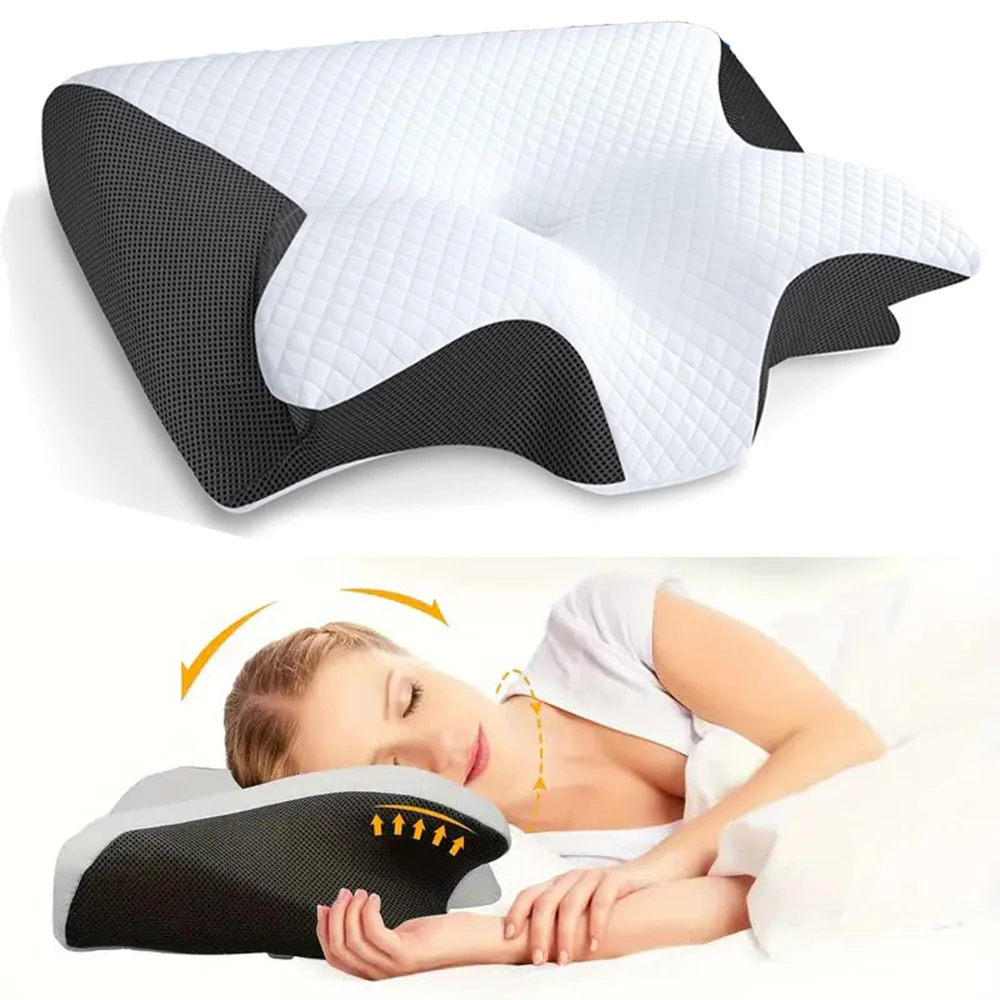 Oreiller de Lit de Massage Cervical Orthopédique